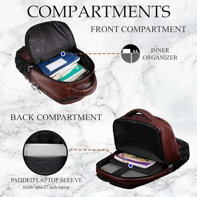 F Gear Luxur 25L Medium Laptop backpack Fits upto 16