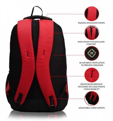 Lunar's Comet 35L School Bag for Boys | Water resistant travel backpack | College bag for girls | Backpack for travelling with 1 Year Warranty 0
