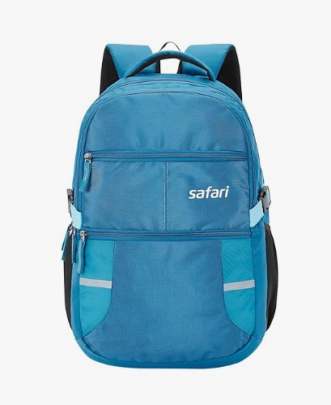 Safari Omega spacious/large laptop backpack with Raincover, college bag, travel bag for men and women, Teal, 30 Litre