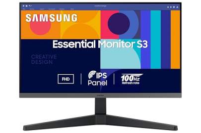 Samsung 24-inch (60.46cm) FHD, IPS Display, 100 Hz, 1920 x 1080 Flat Monitor